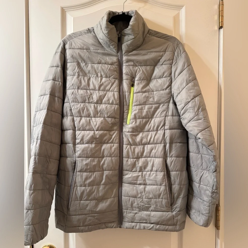 Women's Gray Puffer Jacket Coat